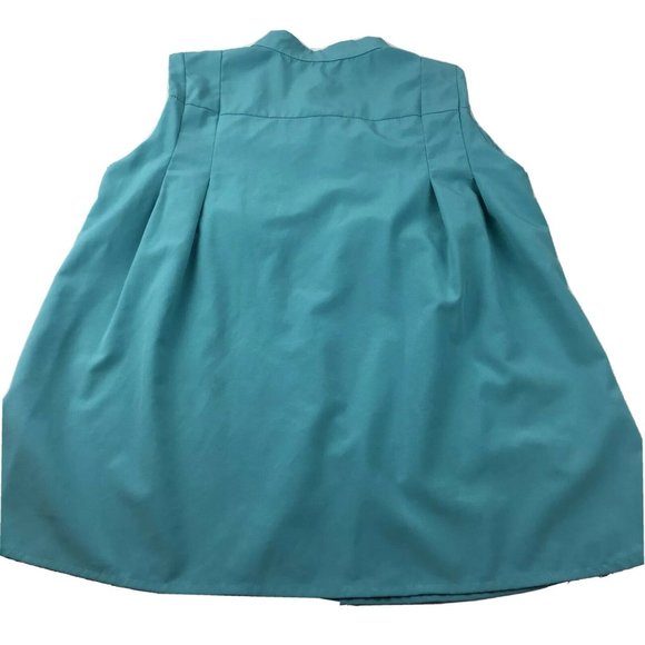 ASDS Women's Button Down Blouse Sleeveless Top S - Picture 5 of 8